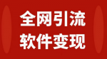 带你们分享一个人人可做，全网引流软件虚拟资源变现项目，月入10000+！