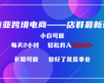 终极秘籍！小白每天仅需2小时，轻松创造10000+跨境电商利润！