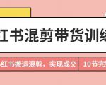 小红书混剪带货训练营！掌握混剪技巧，让你在小红书轻松实现爆款销售！