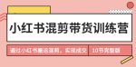 小红书混剪带货训练营！掌握混剪技巧，让你在小红书轻松实现爆款销售！