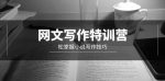 掌握小说写作技巧的必备特训，开启网文创作新篇章！（20节视频课）