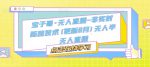 宝子哥·无人直播-非实时防风技术(更新6月)